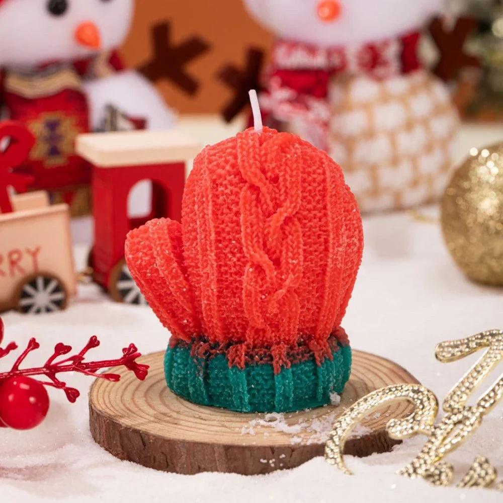 Bougies d'aromathérapie pour arbre de Noël - Bonheur de vacances douillet