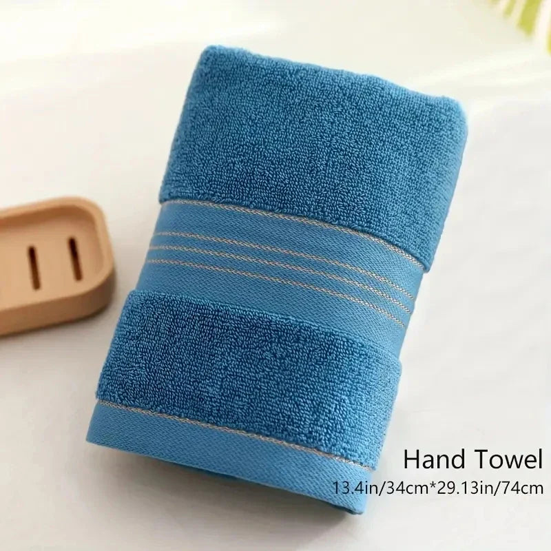Ultra-Absorbent Cotton Towel - Soft & Skin-Friendly | Family Must-Have