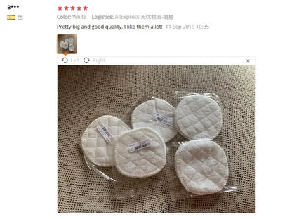 Eco-Friendly Makeup Remover Pads - Soft Bamboo Fiber for Gentle Cleansing