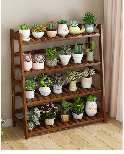 Wooden Universal Plant Shelf - Elevate Your Garden Style!