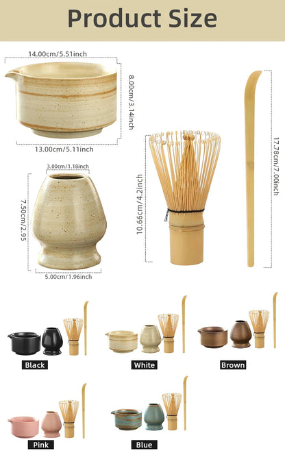 Japanese Matcha Tea Set - Elevate Your Brewing Ritual