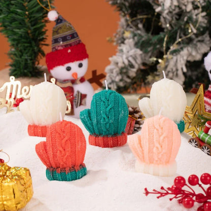 Bougies d'aromathérapie pour arbre de Noël - Bonheur de vacances douillet