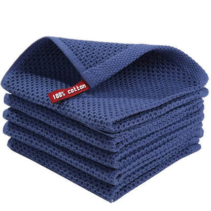 Super Absorbent Cotton Dishcloth - Soft & Stylish Kitchen Essential