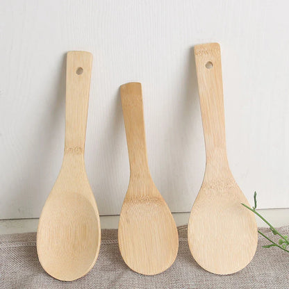 Eco-Friendly Bamboo Rice Spoon for Home Cooks - Stylish & Durable