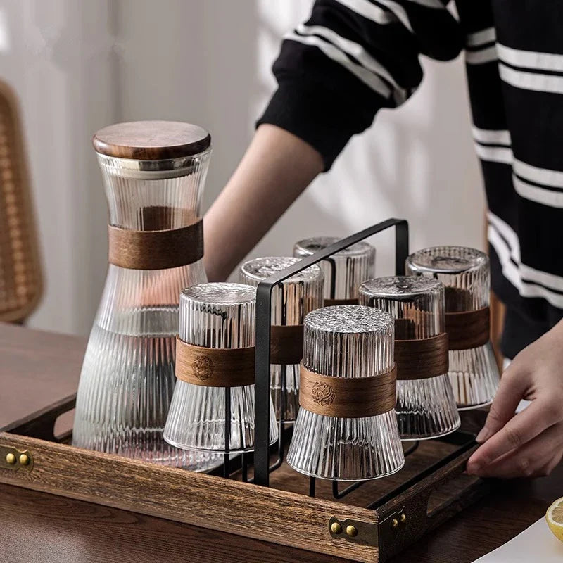 Elegant Heat-Resistant Glass Cup Set for Tea Lovers
