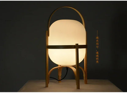 Modern Bamboo Floor Lamp – Chic LED Lighting for Home