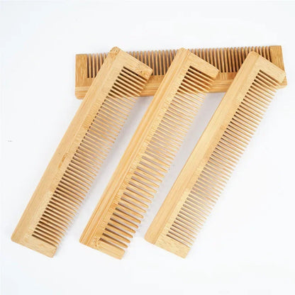 Bamboo Massage Comb: Eco-Friendly Hair Care for Men & Women