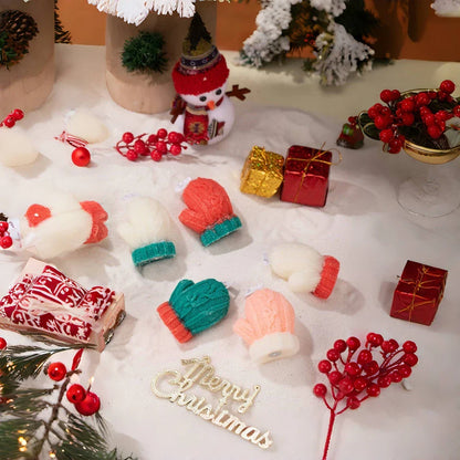 Bougies d'aromathérapie pour arbre de Noël - Bonheur de vacances douillet